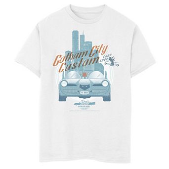 Boys 8-20 DC Comics Gotham City Customs Shop Poster Graphic Tee