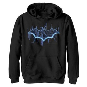 Boys 8-20 DC Comics Batman Digital Classic Logo Graphic Fleece Hoodie