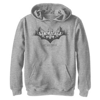 Boys 8-20 DC Comics Batman Skyline Logo Graphic Fleece Hoodie