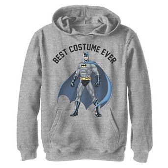 Boys 8-20 DC Comics Batman Best Costume Ever Text Portrait Graphic Fleece Hoodie