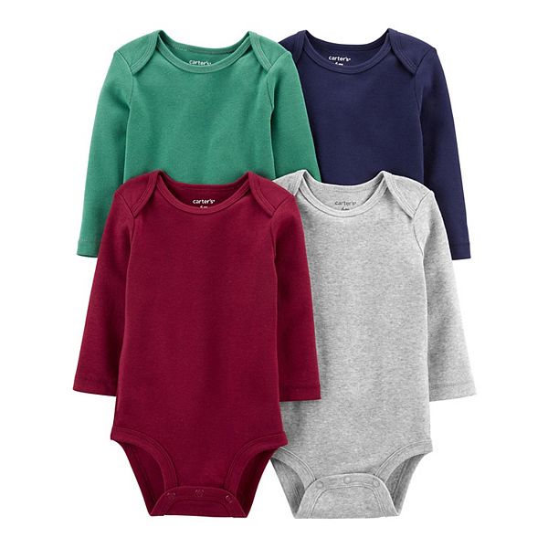 Baby Boy Carter's 4Pack LongSleeve Original Bodysuits