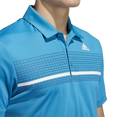 Men's adidas Primegreen Check Print Polo