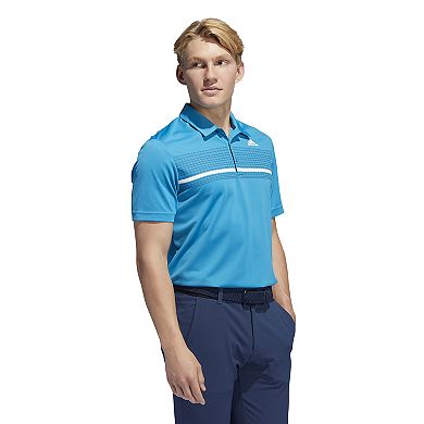 Men's adidas Primegreen Check Print Polo