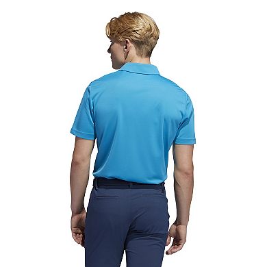Men's adidas Primegreen Check Print Polo