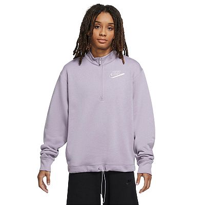 Women s Nike Sportswear Half Zip Fleece Top