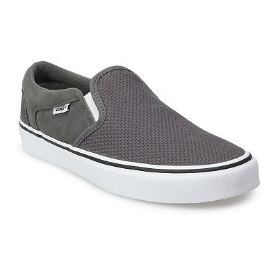 Vans Asher Men s Suede Slip On Shoes