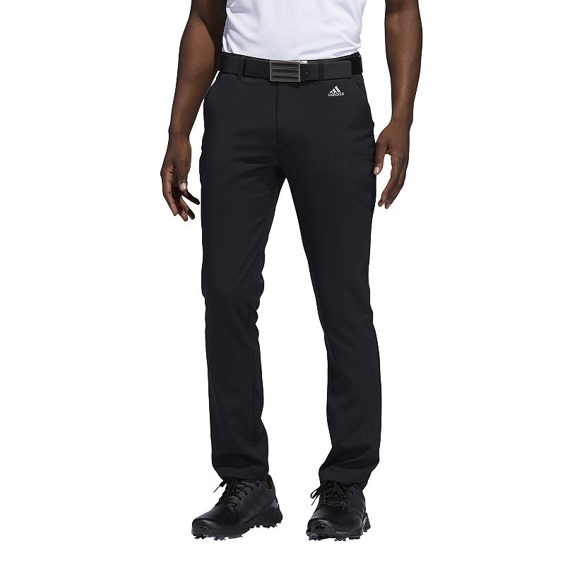Mens adidas Primegreen Tapered Golf Pants, Size: 36X30, Black