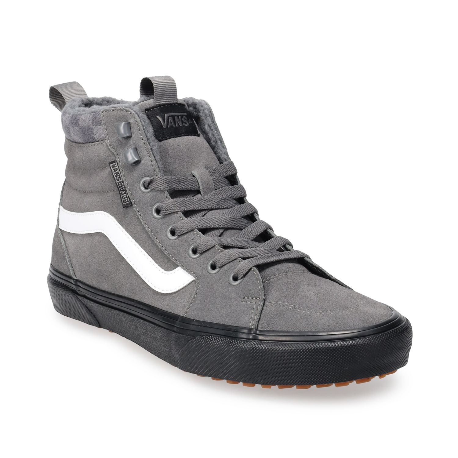 gray vans high tops mens