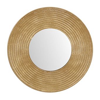 Stella & Eve Gold Finish Contemporary Wall Mirror