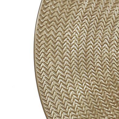 Stella & Eve Gold Finish Contemporary Wall Mirror
