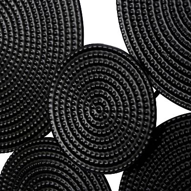CosmoLiving by Cosmopolitan Black Finish Contemporary Wall Decor