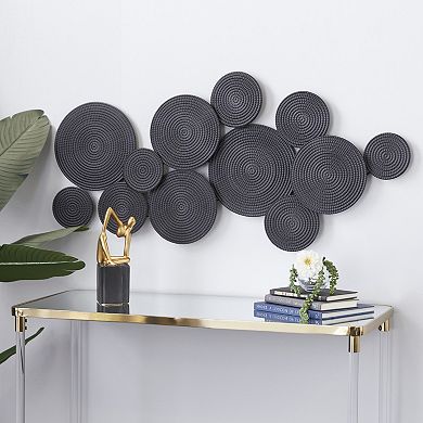 CosmoLiving by Cosmopolitan Black Finish Contemporary Wall Decor