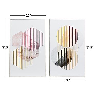 Stella & Eve Geometric Contemporary Wall Art 2-piece Set