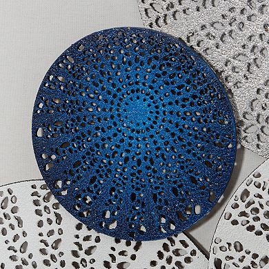 Stella & Eve Blue Cutout Circle Contemporary Wall Art