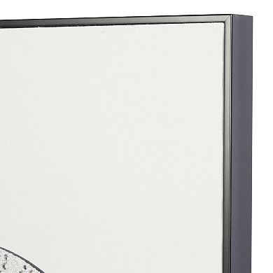 Stella & Eve Blue Cutout Circle Contemporary Wall Art