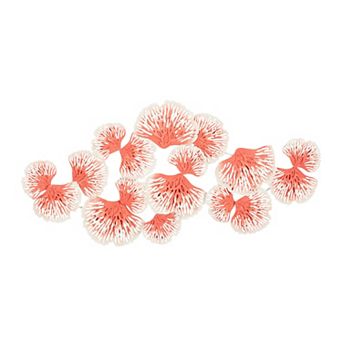 Stella & Eve Orange Faux Coral Contemporary Wall Decor
