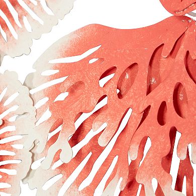 Stella & Eve Orange Faux Coral Contemporary Wall Decor