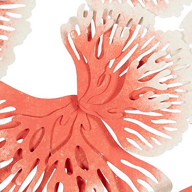 Stella & Eve Orange Faux Coral Contemporary Wall Decor