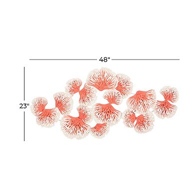 Stella & Eve Orange Faux Coral Contemporary Wall Decor