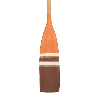 Stella & Eve Coastal Orange Oar Wall Art