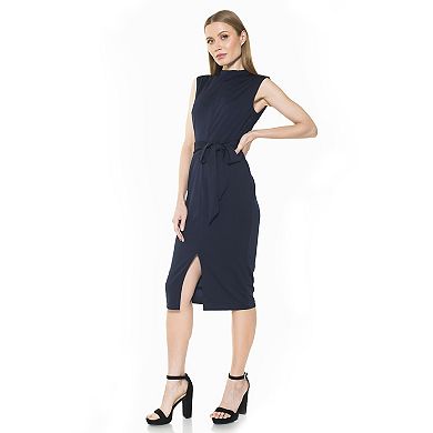 Women's ALEXIA ADMOR Fara Front-Slit Sheath Dress