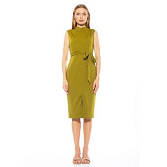 Women's ALEXIA ADMOR Fara Front-Slit Sheath Dress