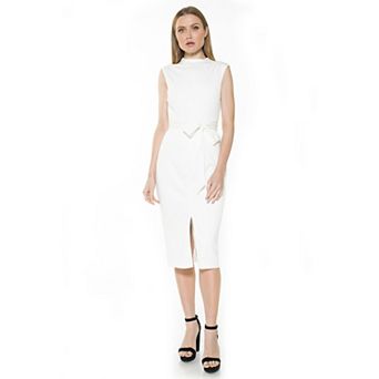 Women's ALEXIA ADMOR Fara Front-Slit Sheath Dress