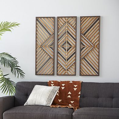 Stella & Eve Geometric Contemporary Wall Decor 3-piece Set