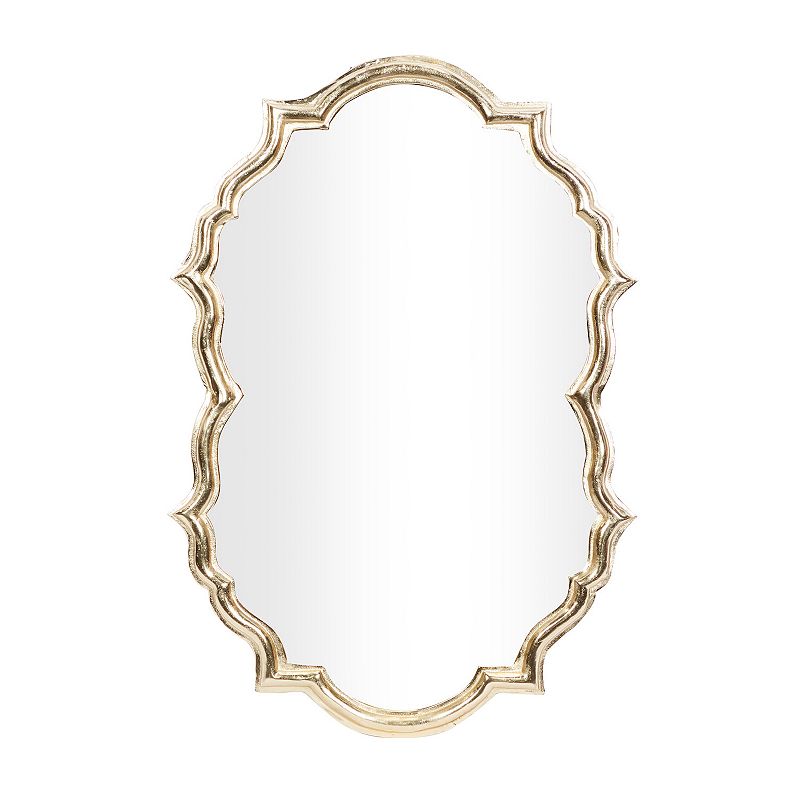 Stella & Eve Elegant Gold Finish Wall Mirror