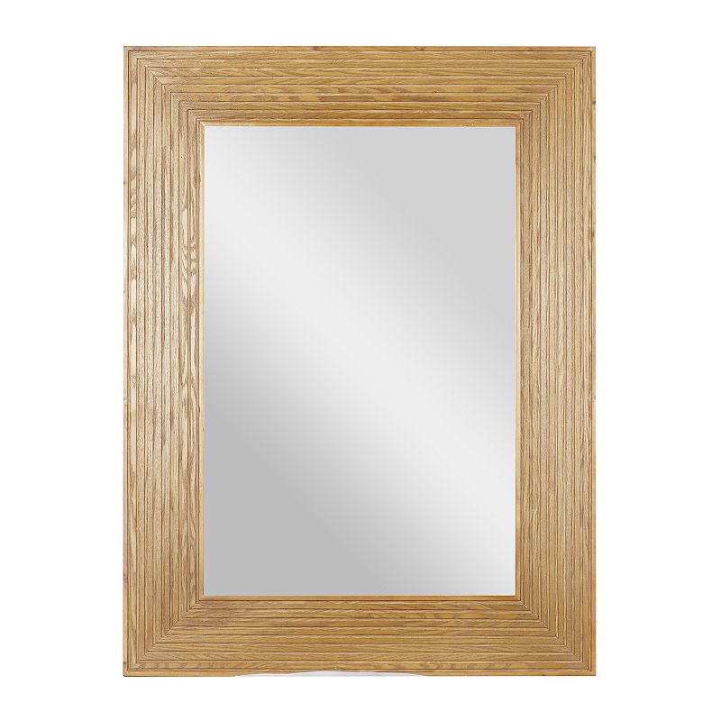 Stella & Eve Traditional Wood Wall Mirror, Brown