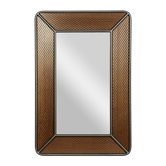 Stella & Eve Industrial Horizontal & Vertical Rectangular Wall Mirror