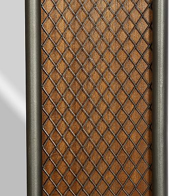 Stella & Eve Industrial Horizontal & Vertical Rectangular Wall Mirror