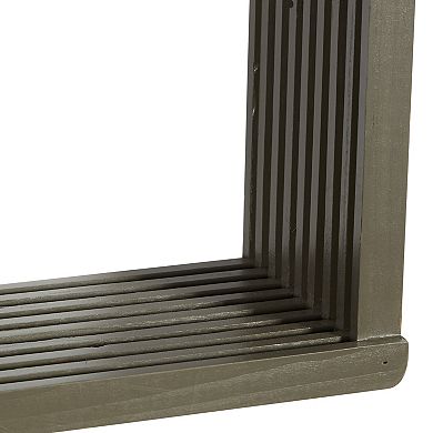 Stella & Eve Gray Contemporary Wall Shelf