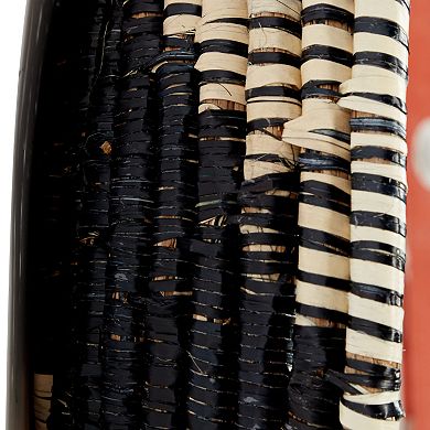 Stella & Eve Black Woven Wall Decor 3-piece Set