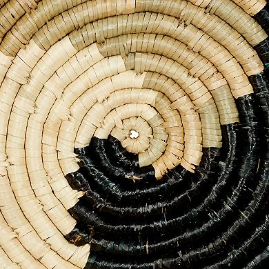 Stella & Eve Black Tan Woven Wall Decor 3-piece Set