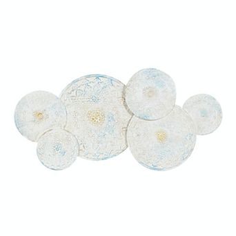 Stella & Eve White Medallion Farmhouse Wall Decor