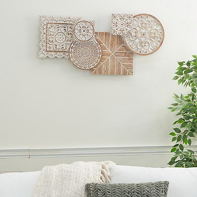 Stella & Eve Whitewash Farmhouse Wall Decor
