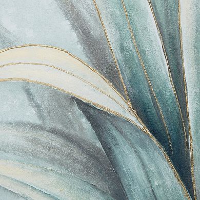 Stella & Eve Blue Plant Canvas Wall Art