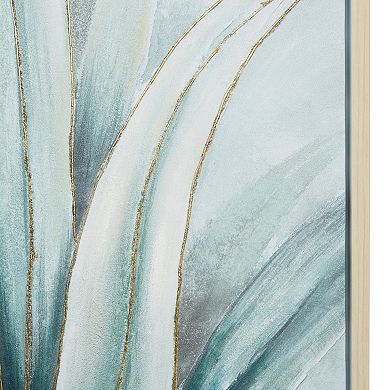 Stella & Eve Blue Plant Canvas Wall Art