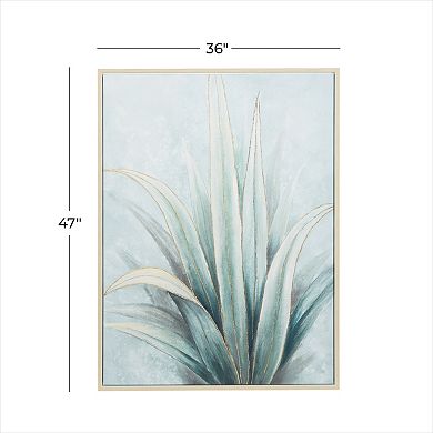 Stella & Eve Blue Plant Canvas Wall Art