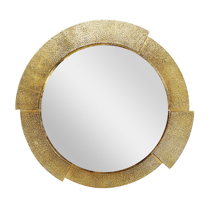 75147494 Stella & Eve Gold Finish Contemporary Wall Mirror sku 75147494