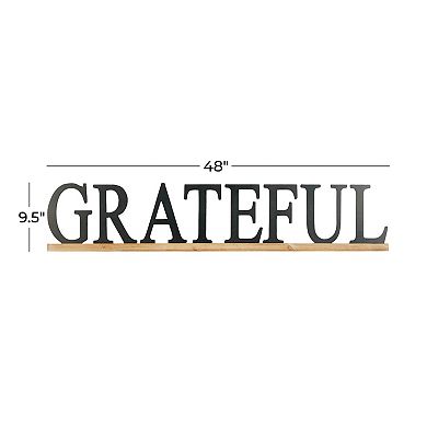 Stella & Eve Grateful Wall Decor