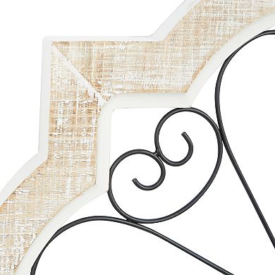 Stella & Eve White Scroll Farmhouse Wall Decor