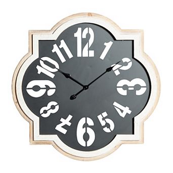 Stella & Eve Black Farmhouse Wall Clock
