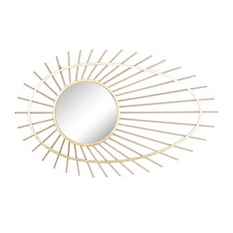 CosmoLiving by Cosmopolitan Gold Finish Contemporary Wall Mirror