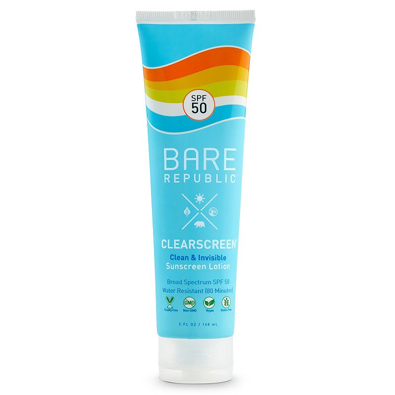 Bare Republic Clearscreen Sunscreen Body Lotion - SPF 50, Size: 5 Oz, Multi
