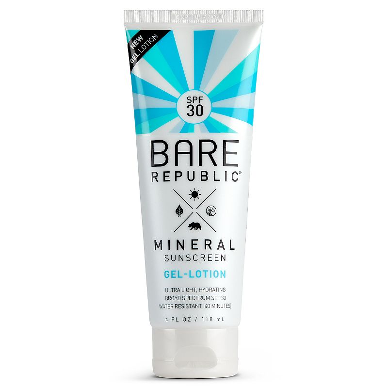 Bare Republic Mineral Sunscreen Gel-Lotion - SPF 30, Size: 4 Oz, Multicolor