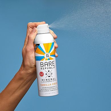 Bare Republic Mineral Vanilla-Coco Sunscreen Spray - SPF 50