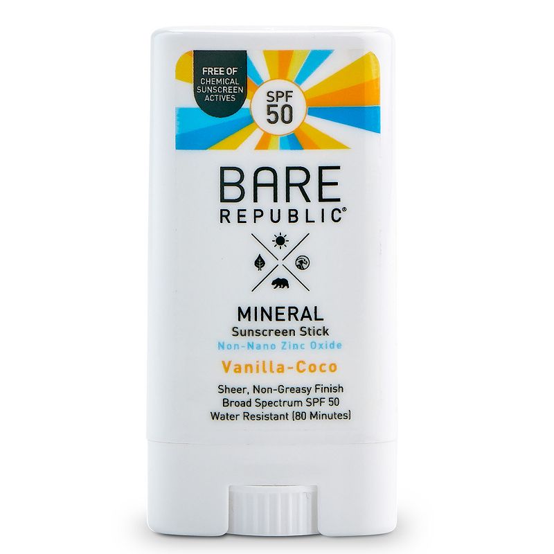 Bare Republic Mineral Sport Vanilla-Coco Sunscreen Stick - SPF 50, Size: 5 