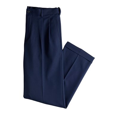 Men's Grand Slam Classic-Fit DriFlow Double-Pleated Expandable Waistband Performance Golf Pants